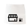MI003 Colore Italiano Grembiule corto senza tasche 65% poliestere 35% cotone 195gr Thumbnail