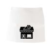 MI003 Colore Italiano Grembiule corto senza tasche 65% poliestere 35% cotone 195gr Thumbnail