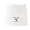 MI003 Colore Italiano Grembiule corto senza tasche 65% poliestere 35% cotone 195gr Thumbnail
