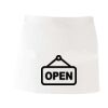 MI003 Colore Italiano Grembiule corto senza tasche 65% poliestere 35% cotone 195gr Thumbnail
