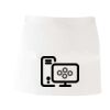 MI003 Colore Italiano Grembiule corto senza tasche 65% poliestere 35% cotone 195gr Thumbnail
