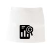 MI003 Colore Italiano Grembiule corto senza tasche 65% poliestere 35% cotone 195gr Thumbnail