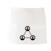 MI003 Colore Italiano Grembiule corto senza tasche 65% poliestere 35% cotone 195gr Thumbnail