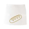 MI003 Colore Italiano Grembiule corto senza tasche 65% poliestere 35% cotone 195gr Thumbnail