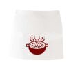 MI003 Colore Italiano Grembiule corto senza tasche 65% poliestere 35% cotone 195gr Thumbnail
