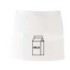 MI003 Colore Italiano Grembiule corto senza tasche 65% poliestere 35% cotone 195gr Thumbnail