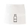 MI003 Colore Italiano Grembiule corto senza tasche 65% poliestere 35% cotone 195gr Thumbnail