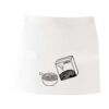MI003 Colore Italiano Grembiule corto senza tasche 65% poliestere 35% cotone 195gr Thumbnail