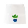 MI003 Colore Italiano Grembiule corto senza tasche 65% poliestere 35% cotone 195gr Thumbnail
