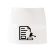 MI003 Colore Italiano Grembiule corto senza tasche 65% poliestere 35% cotone 195gr Thumbnail