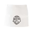 MI003 Colore Italiano Grembiule corto senza tasche 65% poliestere 35% cotone 195gr Thumbnail