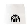 MI003 Colore Italiano Grembiule corto senza tasche 65% poliestere 35% cotone 195gr Thumbnail