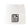 MI003 Colore Italiano Grembiule corto senza tasche 65% poliestere 35% cotone 195gr Thumbnail