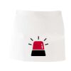 MI003 Colore Italiano Grembiule corto senza tasche 65% poliestere 35% cotone 195gr Thumbnail