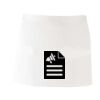 MI003 Colore Italiano Grembiule corto senza tasche 65% poliestere 35% cotone 195gr Thumbnail