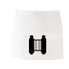 MI003 Colore Italiano Grembiule corto senza tasche 65% poliestere 35% cotone 195gr Thumbnail