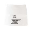 MI003 Colore Italiano Grembiule corto senza tasche 65% poliestere 35% cotone 195gr Thumbnail
