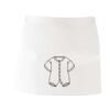 MI003 Colore Italiano Grembiule corto senza tasche 65% poliestere 35% cotone 195gr Thumbnail