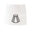 MI003 Colore Italiano Grembiule corto senza tasche 65% poliestere 35% cotone 195gr Thumbnail