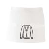 MI003 Colore Italiano Grembiule corto senza tasche 65% poliestere 35% cotone 195gr Thumbnail
