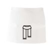 MI003 Colore Italiano Grembiule corto senza tasche 65% poliestere 35% cotone 195gr Thumbnail