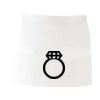 MI003 Colore Italiano Grembiule corto senza tasche 65% poliestere 35% cotone 195gr Thumbnail