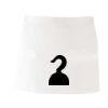 MI003 Colore Italiano Grembiule corto senza tasche 65% poliestere 35% cotone 195gr Thumbnail