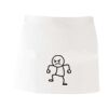 MI003 Colore Italiano Grembiule corto senza tasche 65% poliestere 35% cotone 195gr Thumbnail