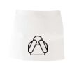 MI003 Colore Italiano Grembiule corto senza tasche 65% poliestere 35% cotone 195gr Thumbnail