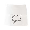 MI003 Colore Italiano Grembiule corto senza tasche 65% poliestere 35% cotone 195gr Thumbnail
