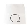 MI003 Colore Italiano Grembiule corto senza tasche 65% poliestere 35% cotone 195gr Thumbnail