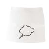 MI003 Colore Italiano Grembiule corto senza tasche 65% poliestere 35% cotone 195gr Thumbnail