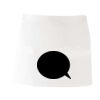 MI003 Colore Italiano Grembiule corto senza tasche 65% poliestere 35% cotone 195gr Thumbnail