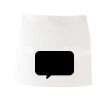 MI003 Colore Italiano Grembiule corto senza tasche 65% poliestere 35% cotone 195gr Thumbnail