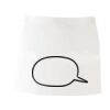 MI003 Colore Italiano Grembiule corto senza tasche 65% poliestere 35% cotone 195gr Thumbnail