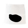 MI003 Colore Italiano Grembiule corto senza tasche 65% poliestere 35% cotone 195gr Thumbnail