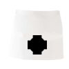 MI003 Colore Italiano Grembiule corto senza tasche 65% poliestere 35% cotone 195gr Thumbnail