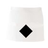 MI003 Colore Italiano Grembiule corto senza tasche 65% poliestere 35% cotone 195gr Thumbnail