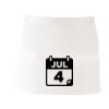 MI003 Colore Italiano Grembiule corto senza tasche 65% poliestere 35% cotone 195gr Thumbnail