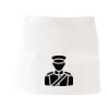 MI003 Colore Italiano Grembiule corto senza tasche 65% poliestere 35% cotone 195gr Thumbnail