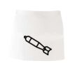 MI003 Colore Italiano Grembiule corto senza tasche 65% poliestere 35% cotone 195gr Thumbnail