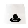 MI003 Colore Italiano Grembiule corto senza tasche 65% poliestere 35% cotone 195gr Thumbnail