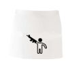 MI003 Colore Italiano Grembiule corto senza tasche 65% poliestere 35% cotone 195gr Thumbnail