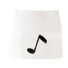 MI003 Colore Italiano Grembiule corto senza tasche 65% poliestere 35% cotone 195gr Thumbnail