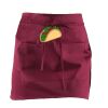 MI004 Colore Italiano Grembiule corto con tasche 65% poliestere 35% cotone 195gr Thumbnail