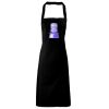 PR102 Premier Grembiule con pettorina senza tasche lavabile a 60° 100% cotone organico 240gr Thumbnail
