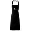 PR102 Premier Grembiule con pettorina senza tasche lavabile a 60° 100% cotone organico 240gr Thumbnail