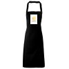 PR102 Premier Grembiule con pettorina senza tasche lavabile a 60° 100% cotone organico 240gr Thumbnail