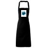 PR102 Premier Grembiule con pettorina senza tasche lavabile a 60° 100% cotone organico 240gr Thumbnail