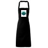 PR102 Premier Grembiule con pettorina senza tasche lavabile a 60° 100% cotone organico 240gr Thumbnail
